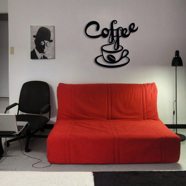 Coffee Metal Wall Painting