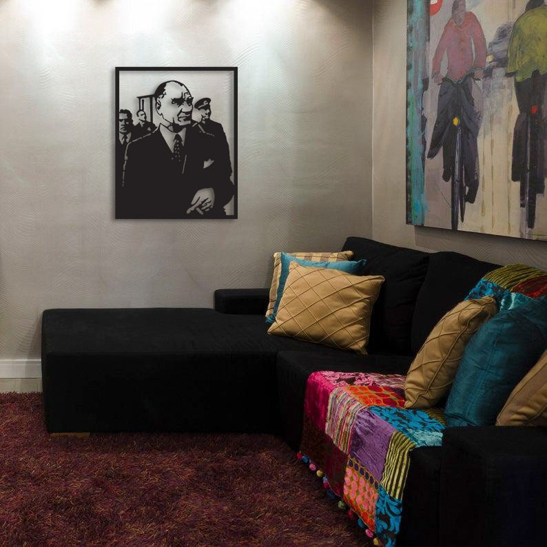 Ataturk V3 Merror Metal Painting