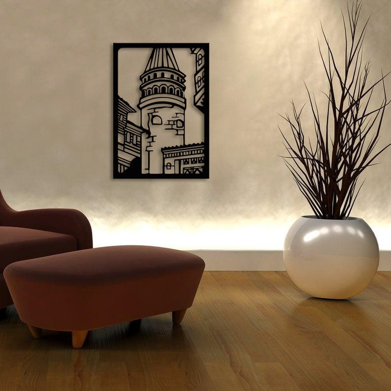 Galata Tower Wall Decoration (Merror)