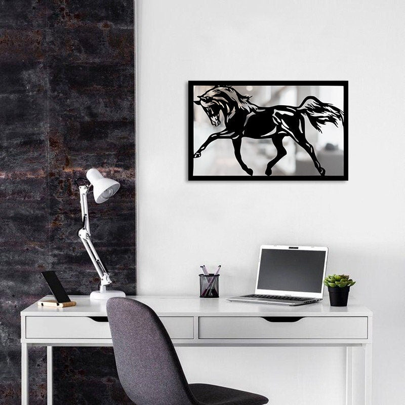Merror Horse Wall Metal Art