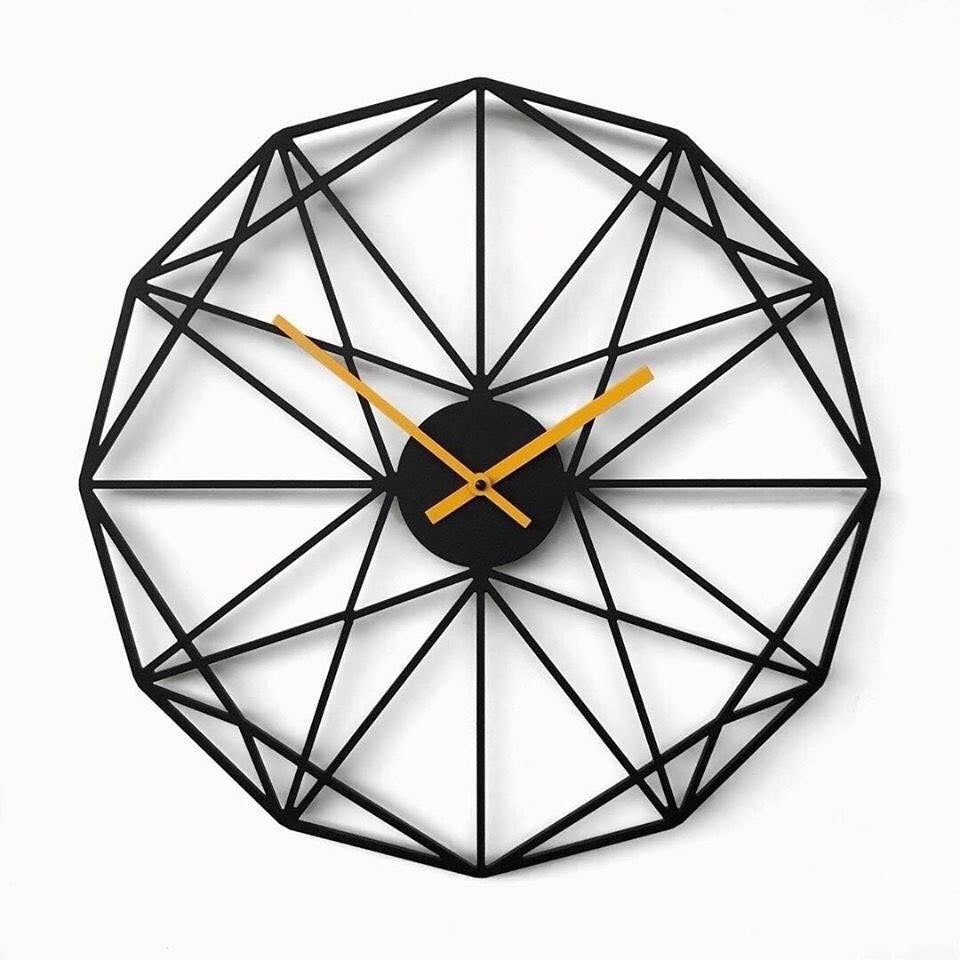 Origami Metal Wall Clock Merror