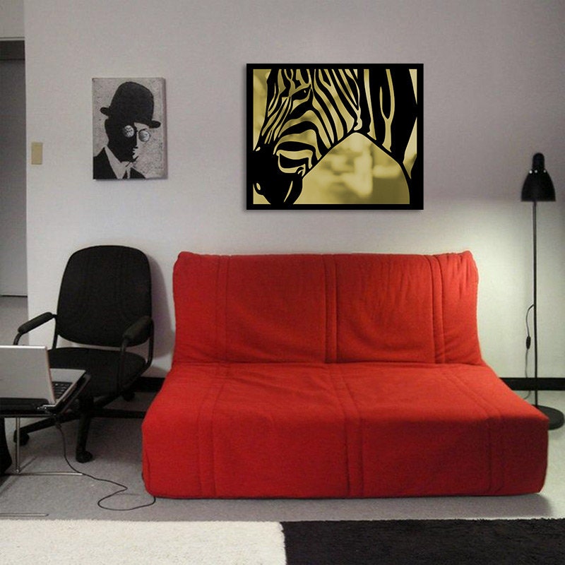 Zebra Metal Wall Painting Merror