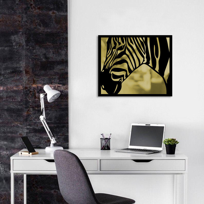 Zebra Metal Wall Painting Merror
