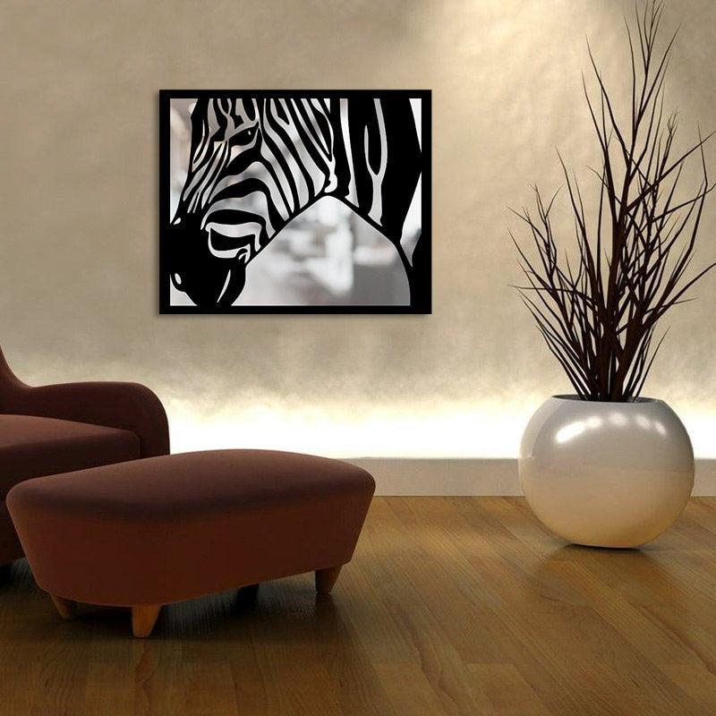 Zebra Metal Wall Painting Merror