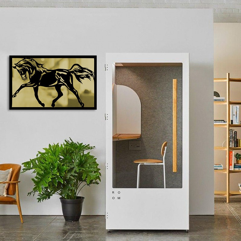 Merror Horse Wall Metal Art
