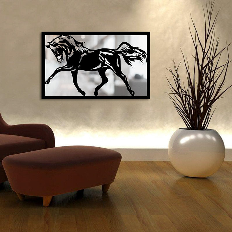 Merror Horse Wall Metal Art