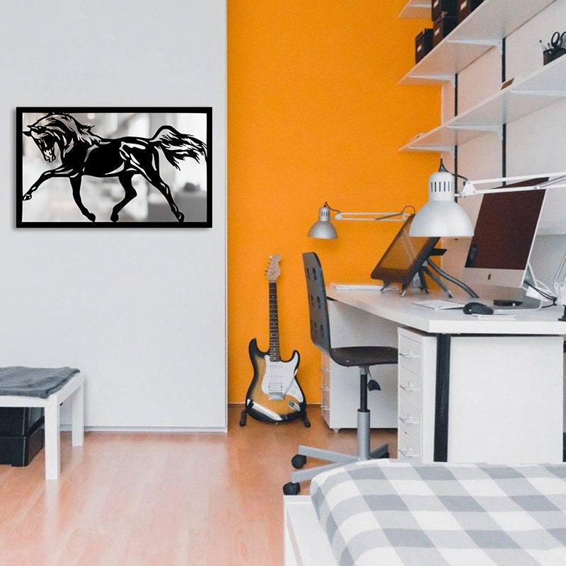 Merror Horse Wall Metal Art