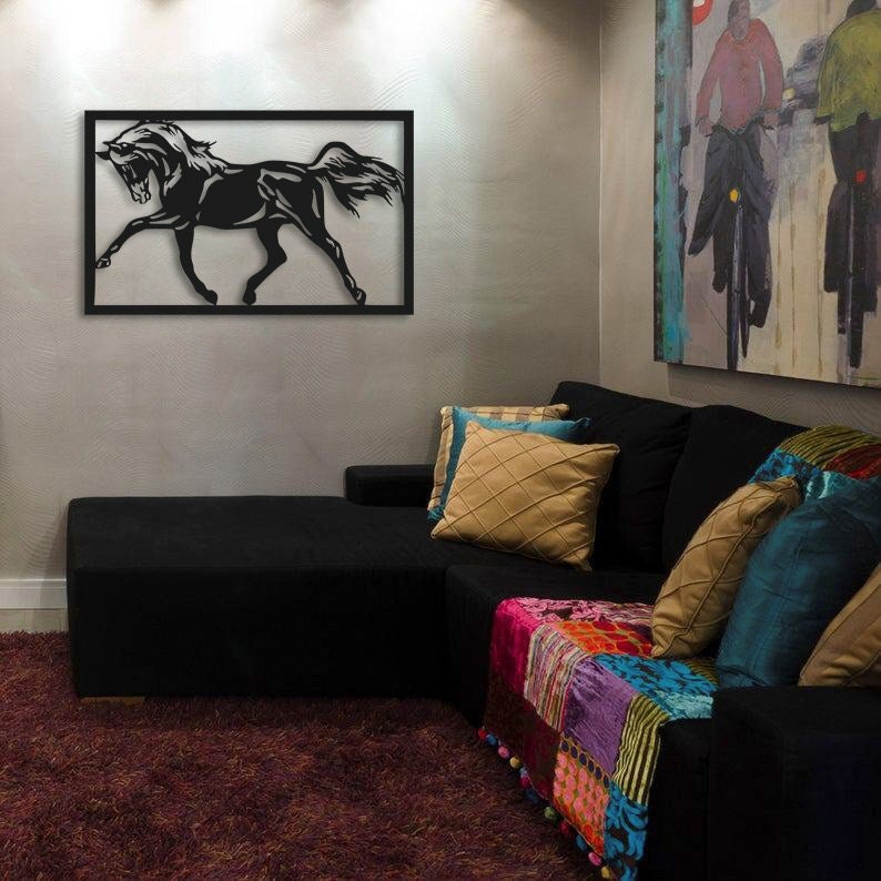 Merror Horse Wall Metal Art
