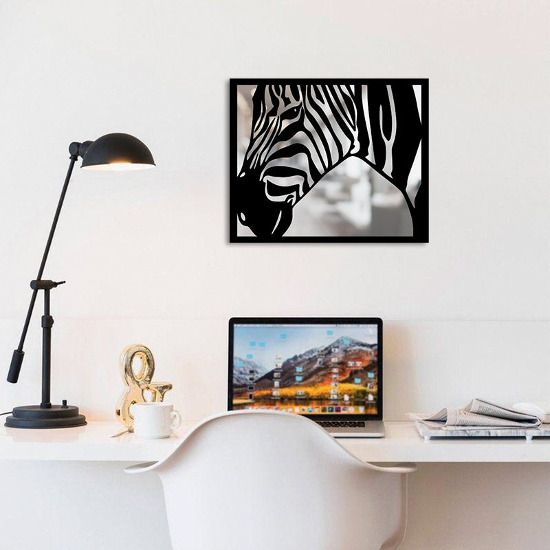 Zebra Metal Wall Painting Merror