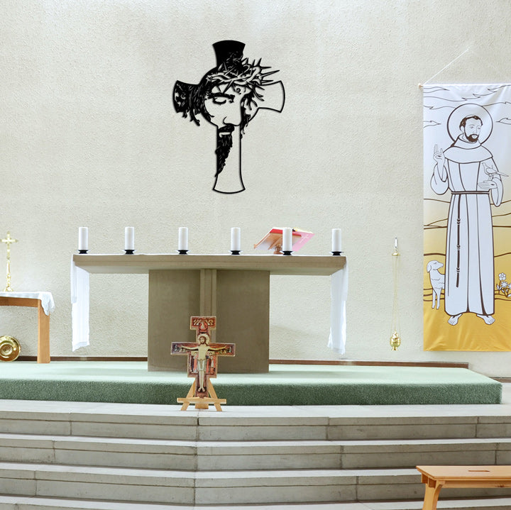 Jesus Wall Metal Wall Painting Merror