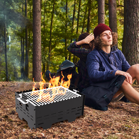 WiseGrill Portatif Taşınabilir Metal Mangal WG4 Çantalı