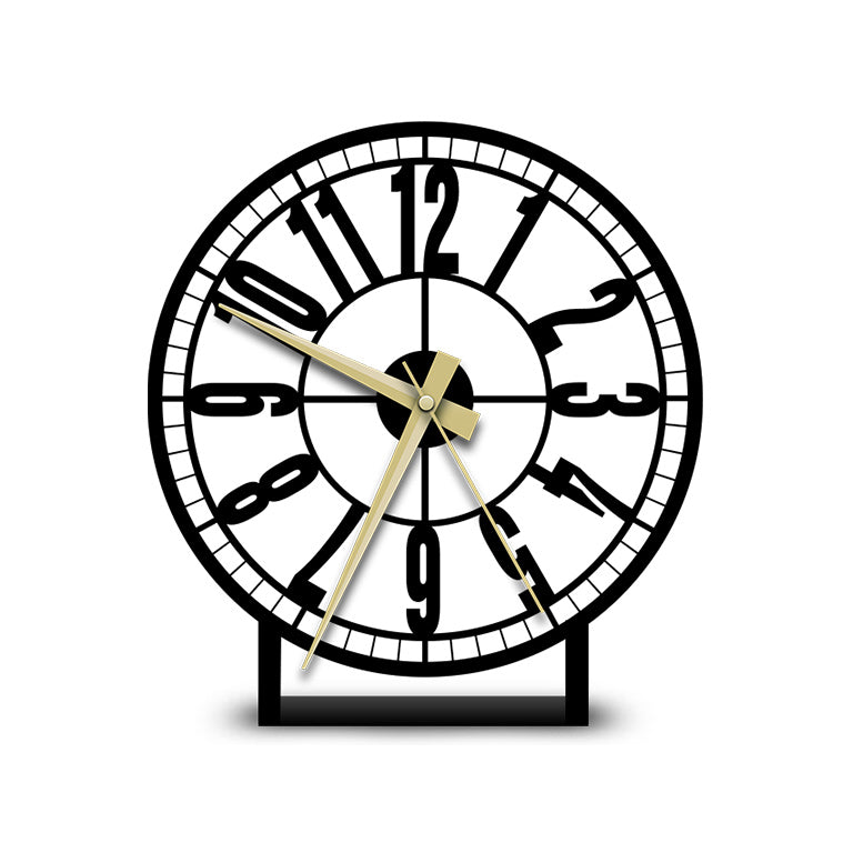 Ottoman Metal Table Clock Merror