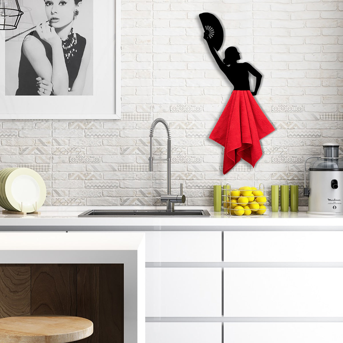 Flamenko V1 Metal Towel Rack