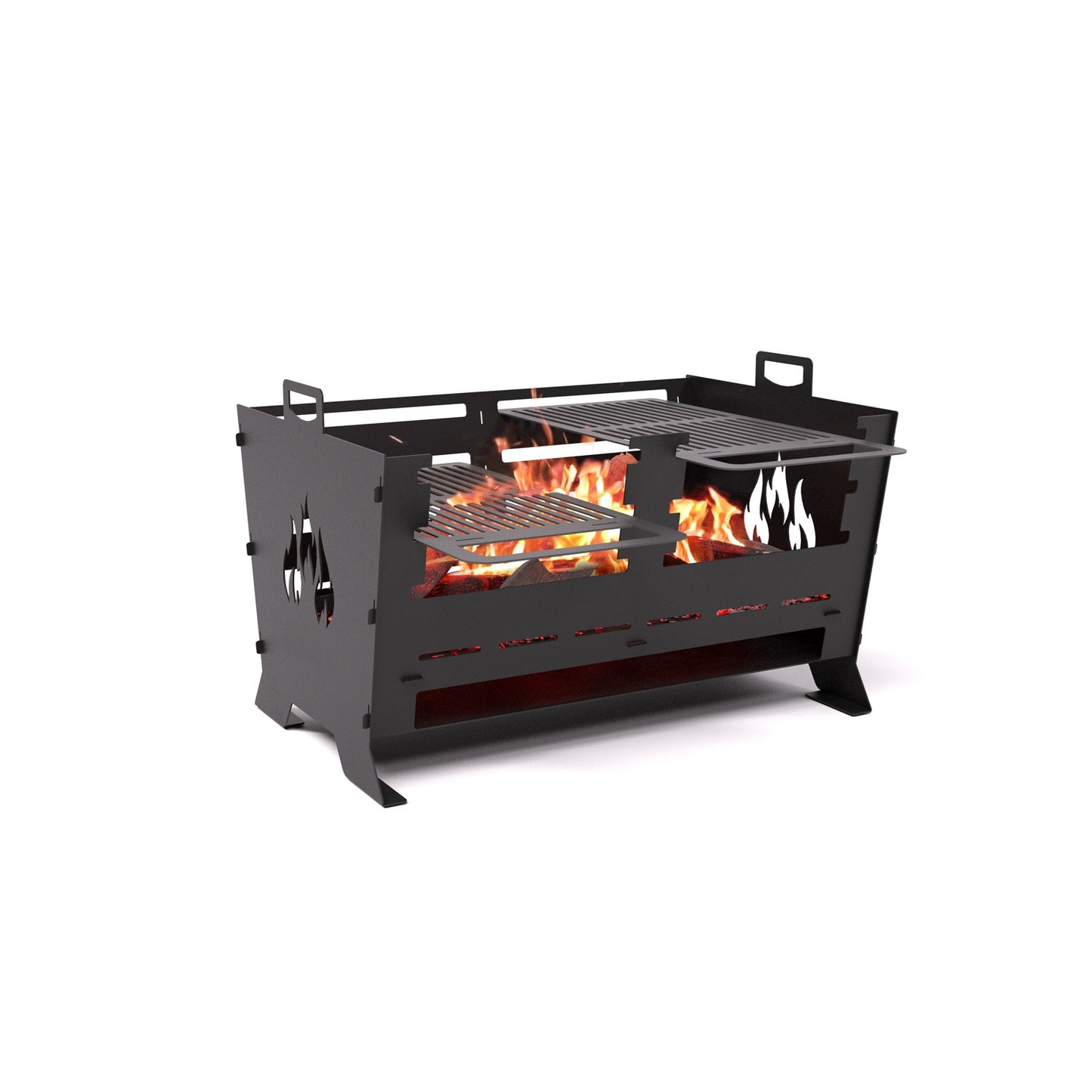 WiseGrill Portatif Taşınabilir Metal Mangal WG6 Çantalı