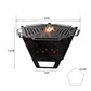 WiseDec Mini FlameHex Modern ve Şık Ateş Çukuru