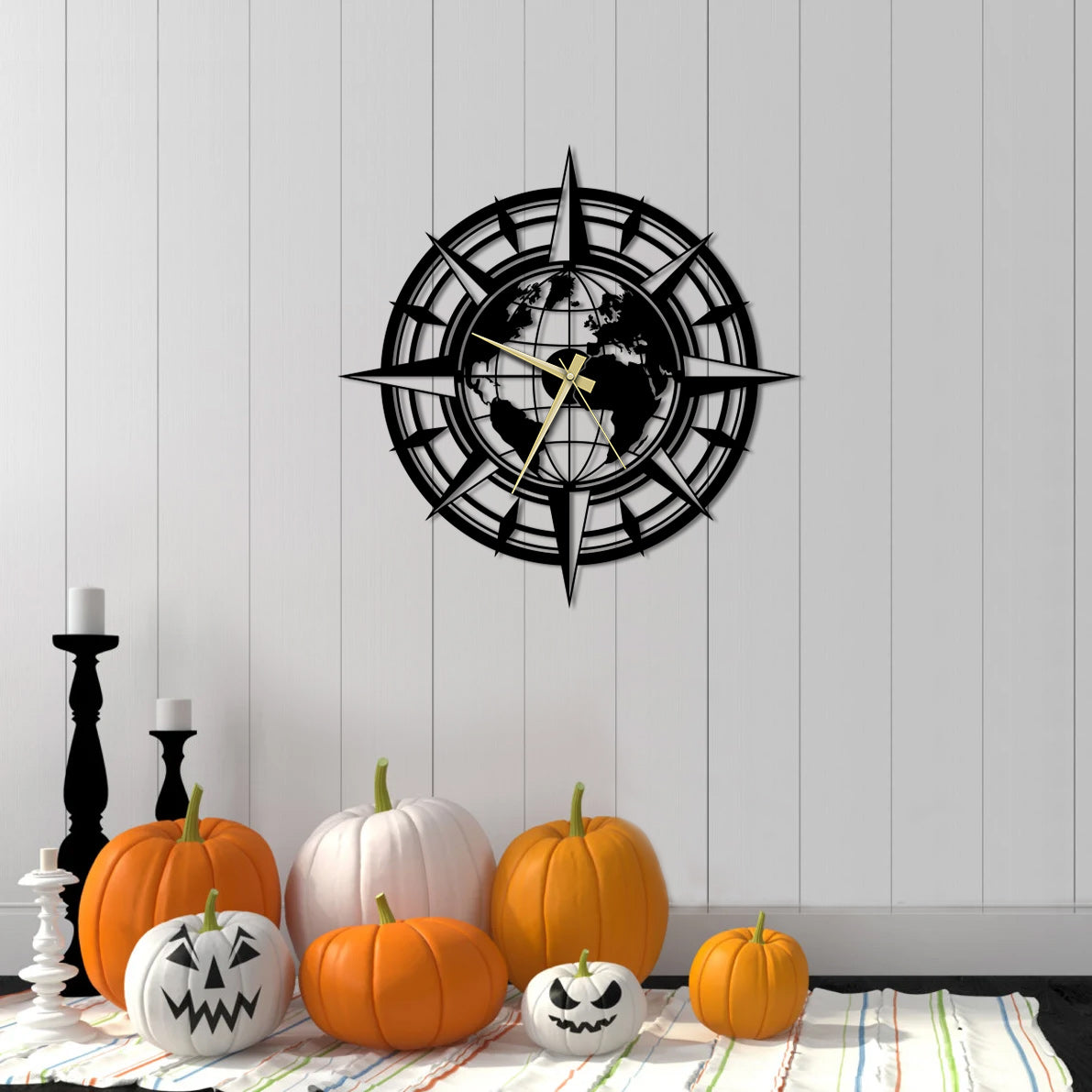 Compass V2 Metal Wall Clock