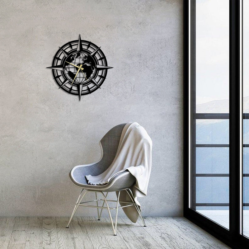 Compass V2 Metal Wall Clock