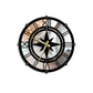 Merror Compass Metal Wall Clock