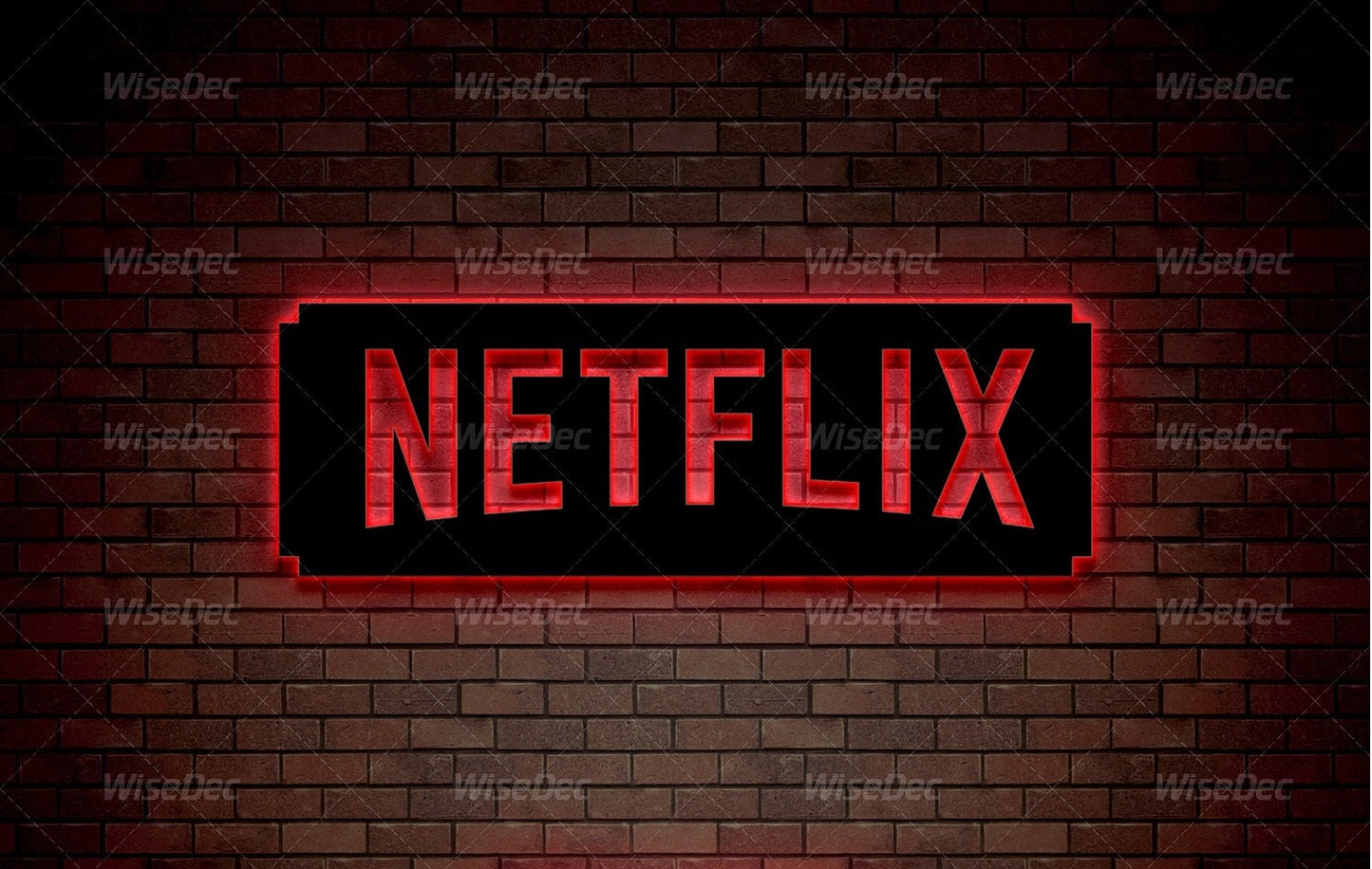 Netflix Led Metal Wall Art