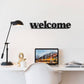Welcome Metal Wall Sign