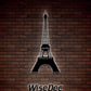 Eiffel Tower Led Metal Wall Art