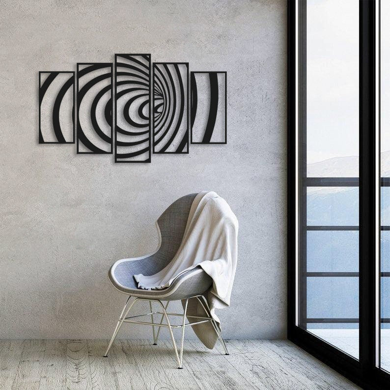 Spiral v2 Metal Wall Art
