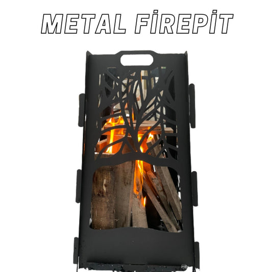 Metal Buildable Fire Pit