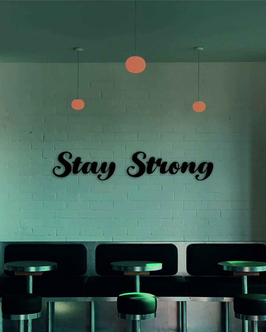 Stay Strong Wall Graffiti