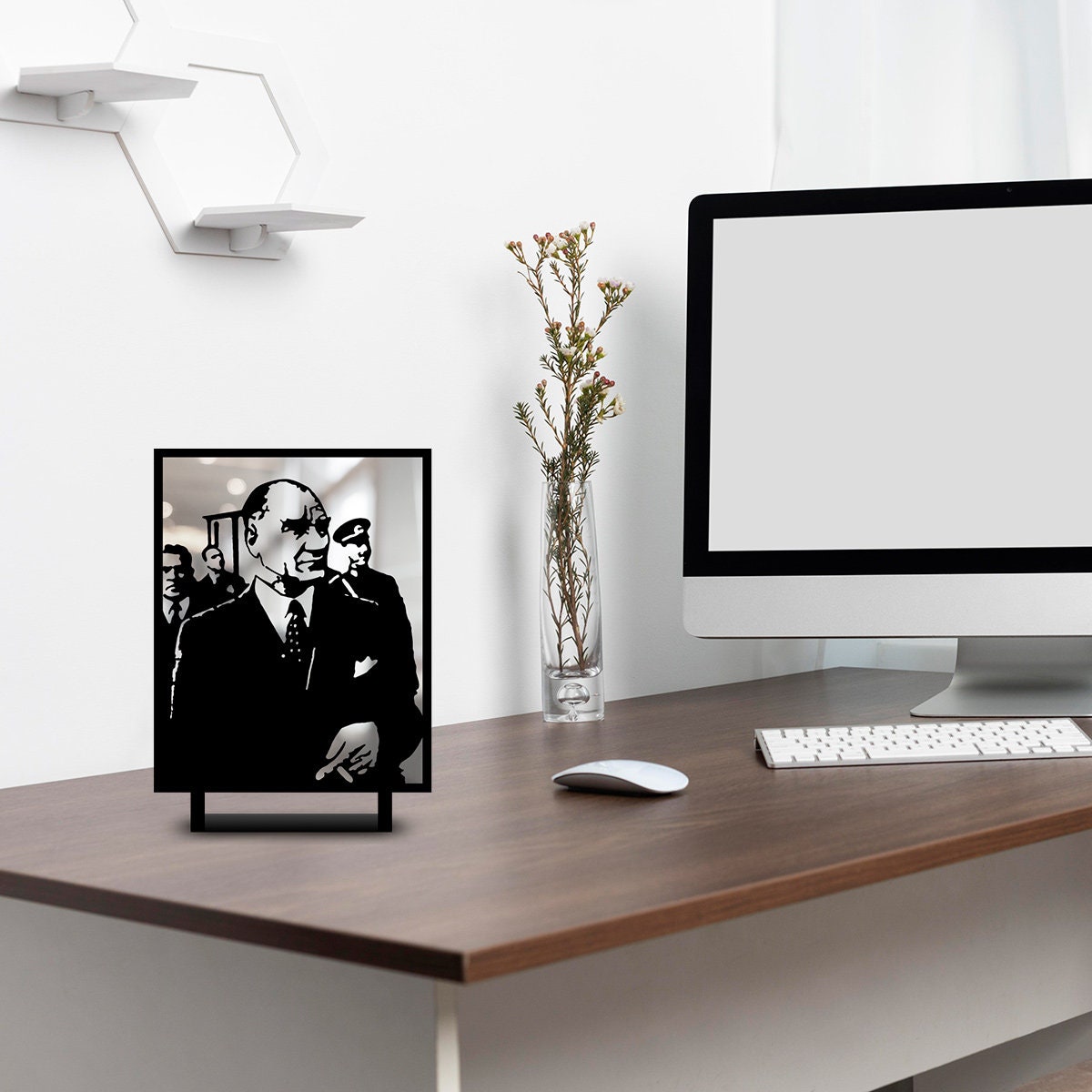 Atatürk V3 Metal Merror Desk Decor