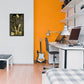 Women Merror Metal Wall Painting