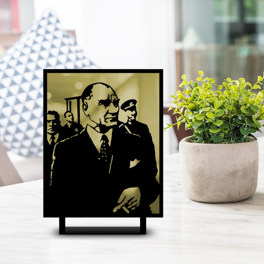 Atatürk V3 Masa Üstü Merror Dekor