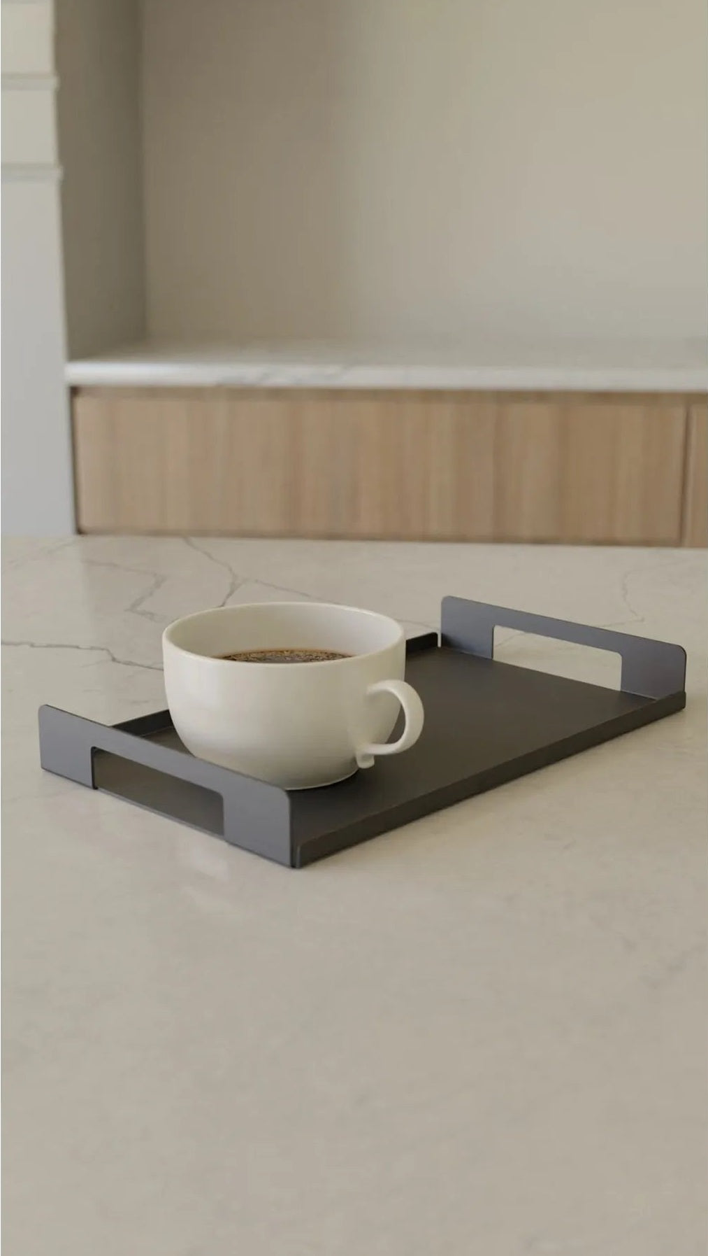 Minimalist Dekoratif Metal Tepsi, Sunum Tepsisi