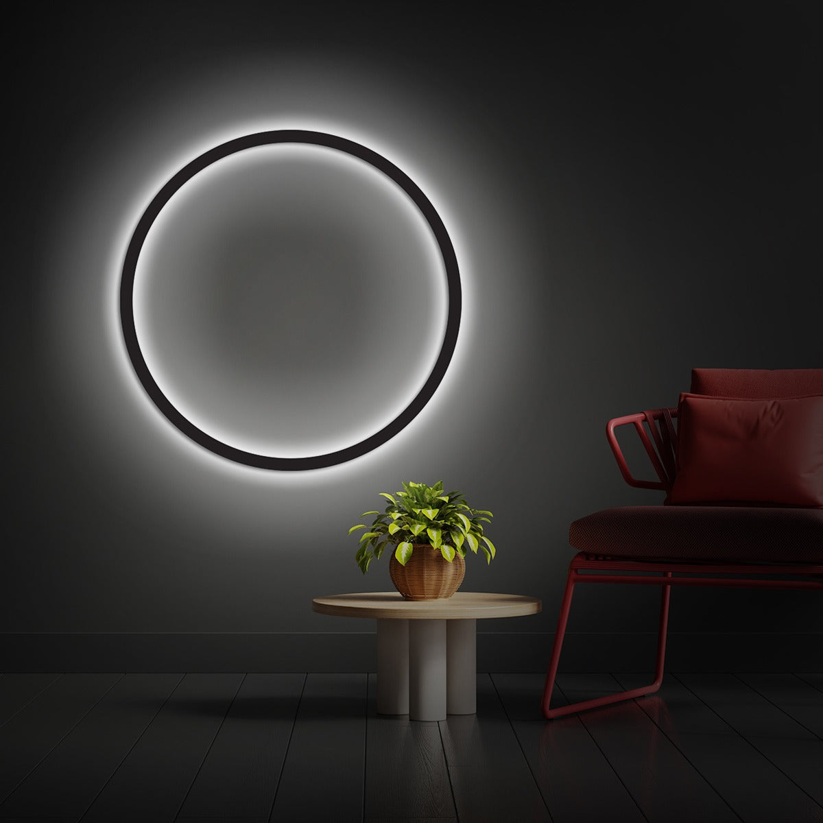 WiseDec Luminos LED Aydınlatma Halkası Metal