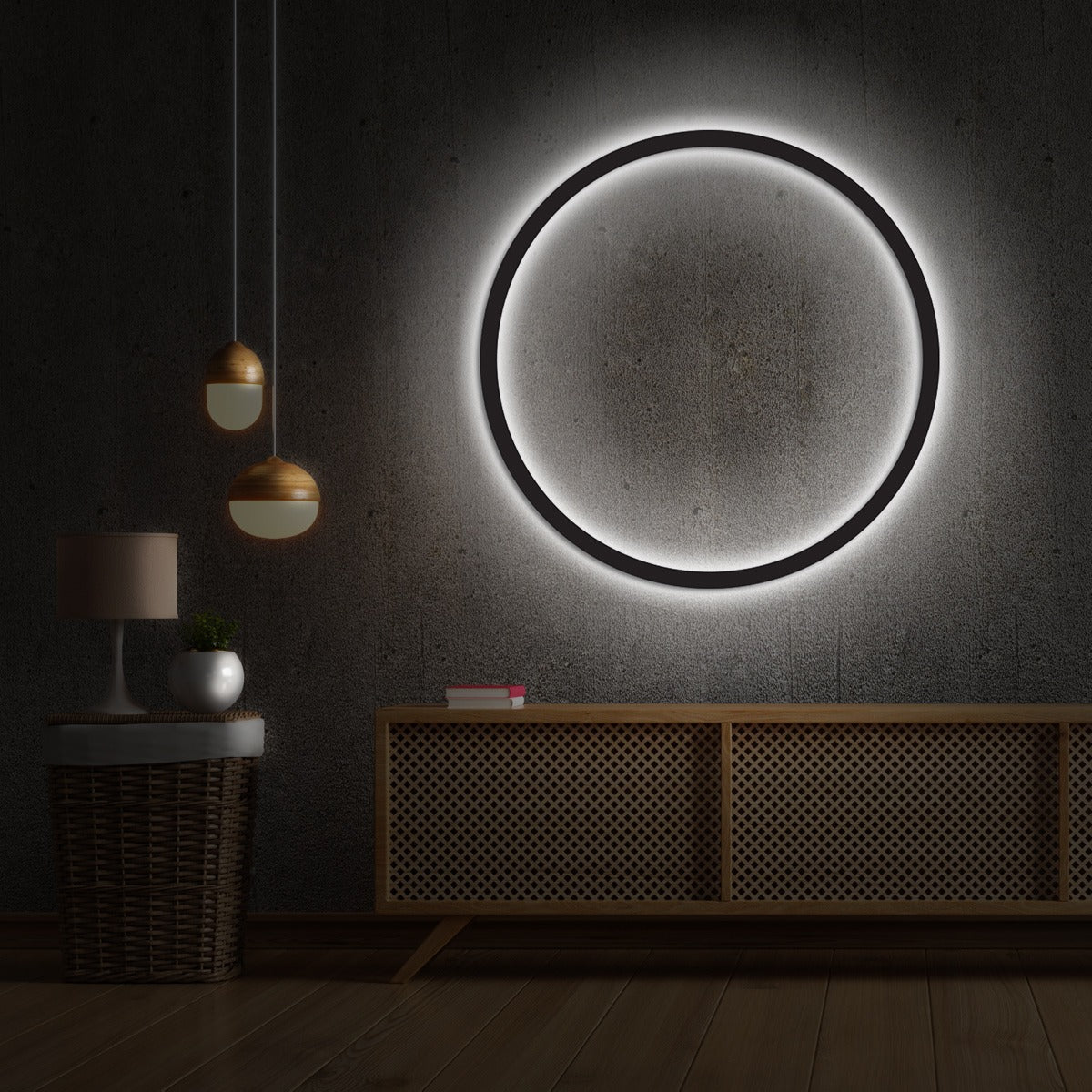 WiseDec Luminos LED Aydınlatma Halkası Metal