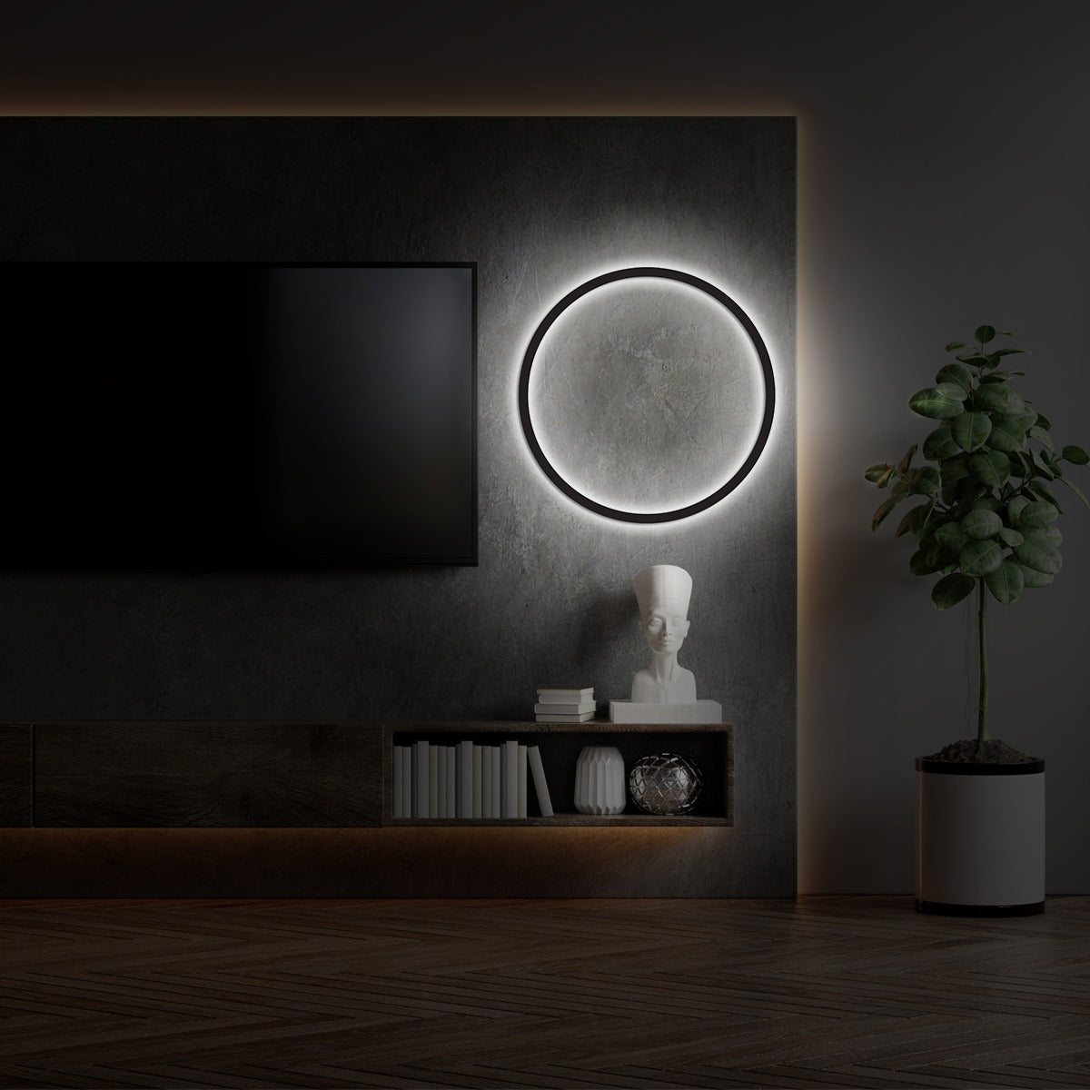 WiseDec Luminos LED Aydınlatma Halkası Metal
