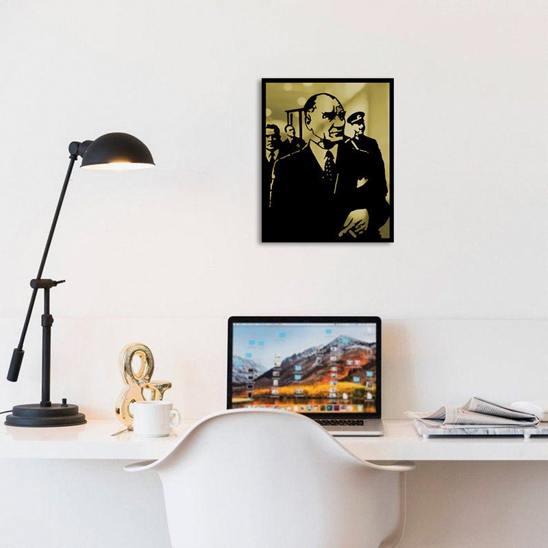Atatürk V3 Merror Metal Tablo