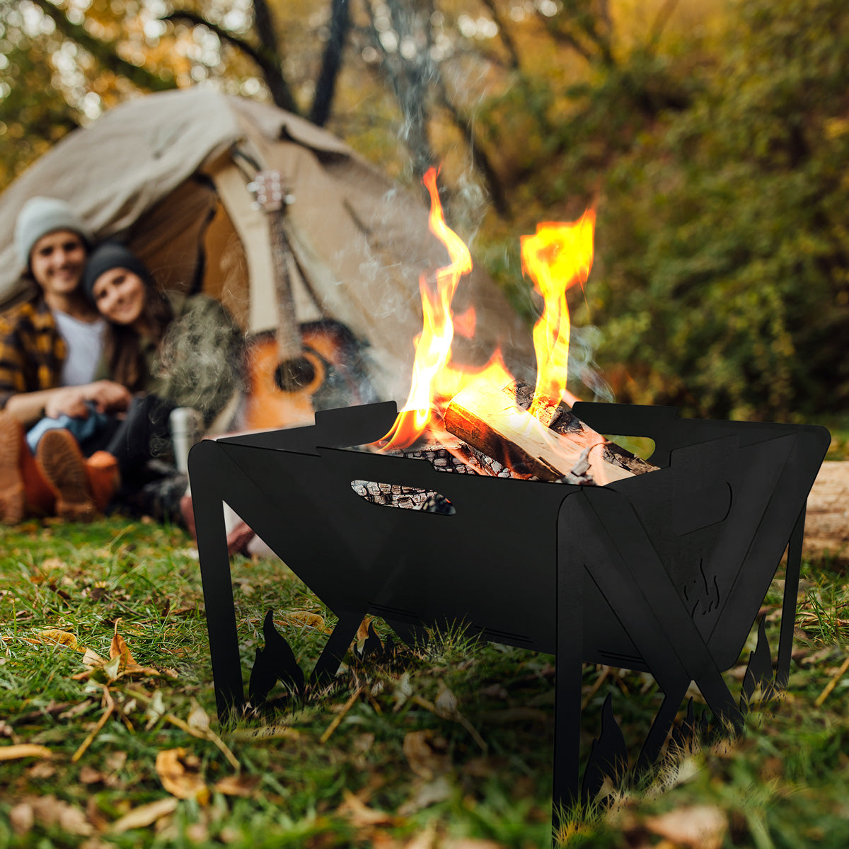 WiseGrill Portatif Taşınabilir Metal Mangal WG2 Çantalı
